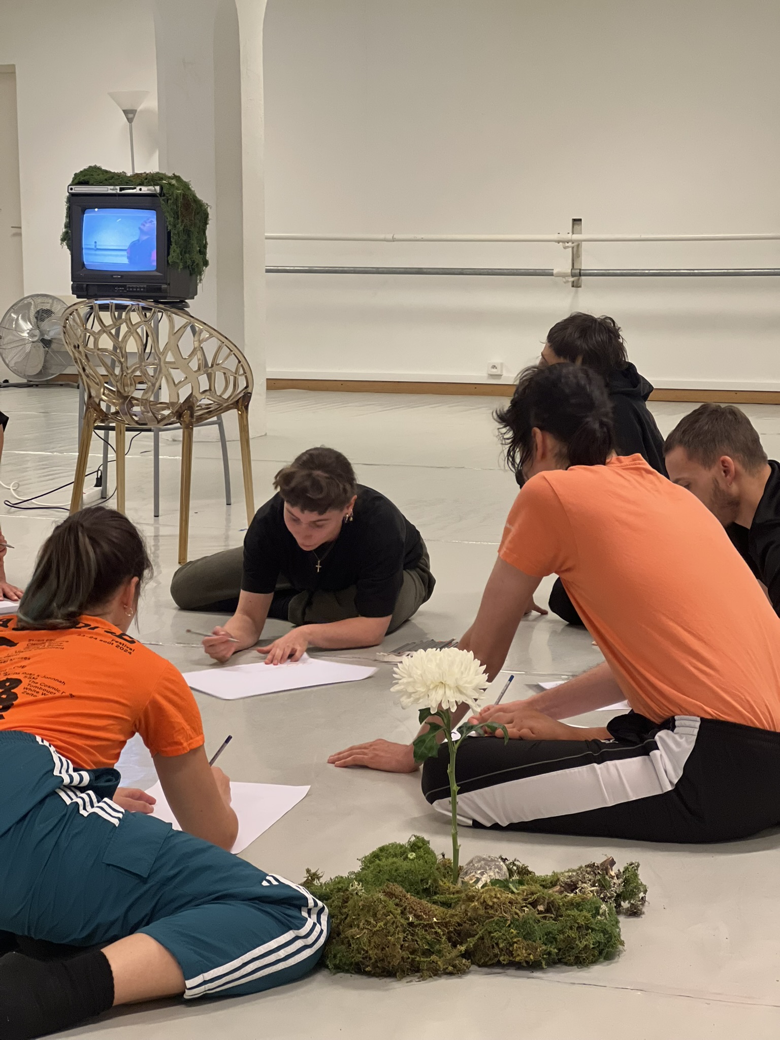Atelier de danse avec des participant·es à Mouvementarium